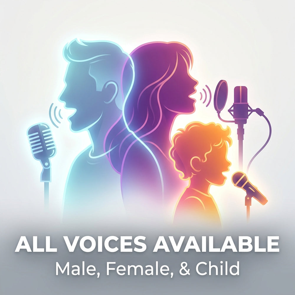 Custom Promotional Song & Audio Creation (Male, Female, Child Voices)
